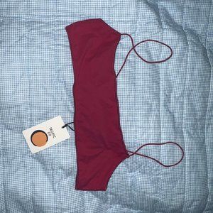 Tropic of C Hibiscus Swim Top XS NWT